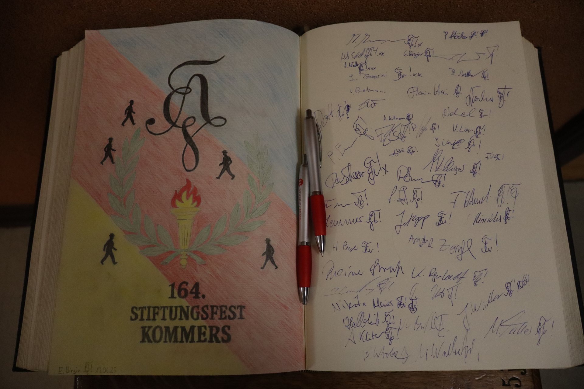 Kommersbuch zum 164. Stiftungsfest der Alemannia